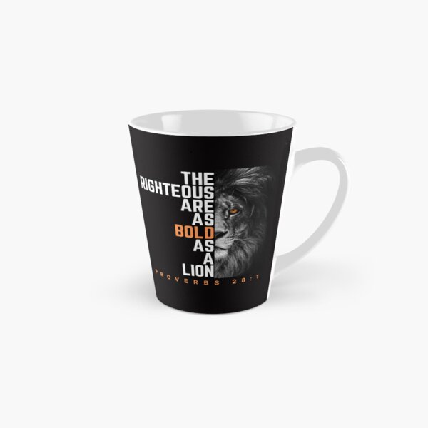 Item preview, The Righteous Are As Bold As a Lion designed and sold by Lovehasaname222.