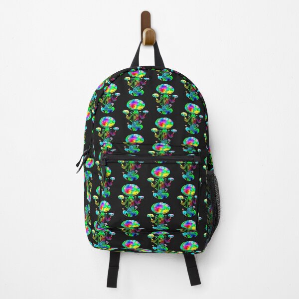 Item preview, Meditating Rainbow Mushroom - Trippy designed and sold by mikeymadness.