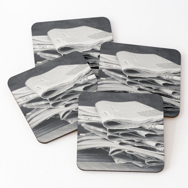 Item preview, Black and white vintage newspapers designed and sold by reka88.