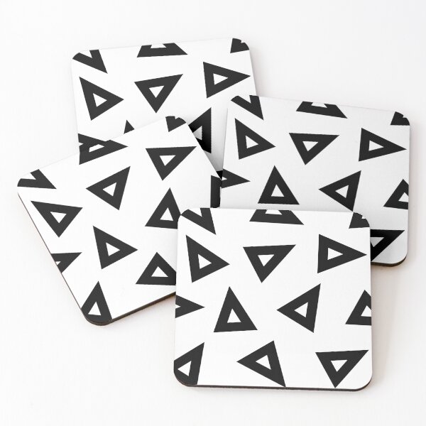 Item preview, Black Triangles on a White Background Design Pattern designed and sold by rosaliemillen.