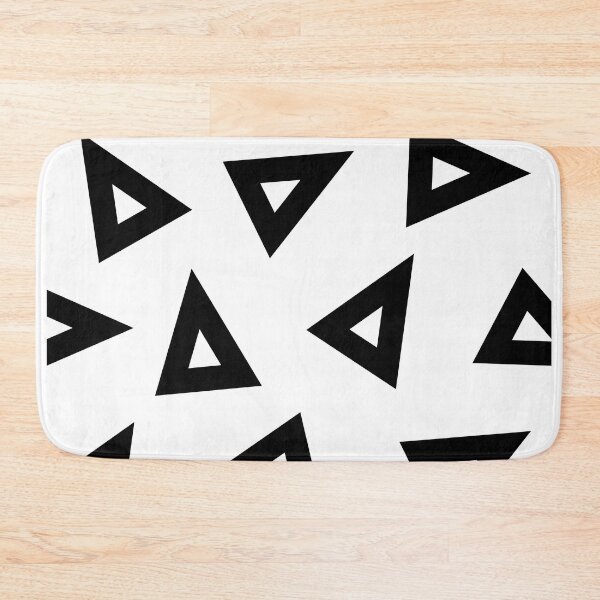 Item preview, Black Triangles on a White Background Design Pattern designed and sold by rosaliemillen.