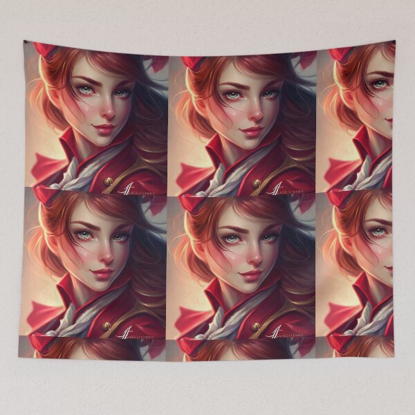Item preview, anime portrait of the elusive Scarlet Pimpern designed and sold by Arulsha.