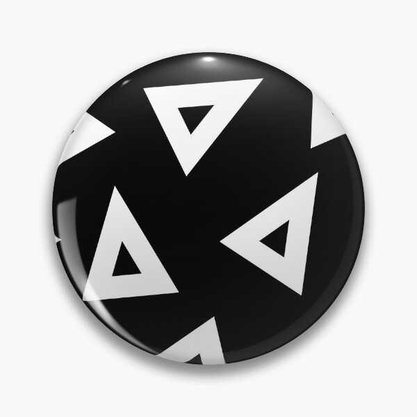 Item preview, White Triangles on a Black Background Design Pattern designed and sold by rosaliemillen.