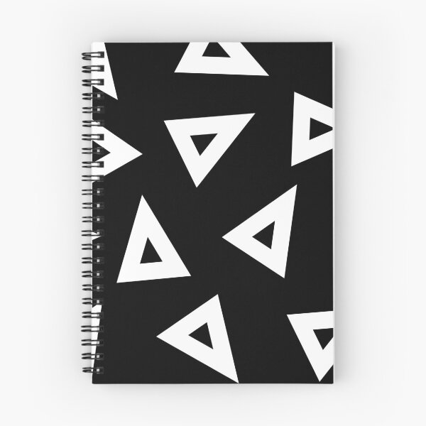 Item preview, White Triangles on a Black Background Design Pattern designed and sold by rosaliemillen.