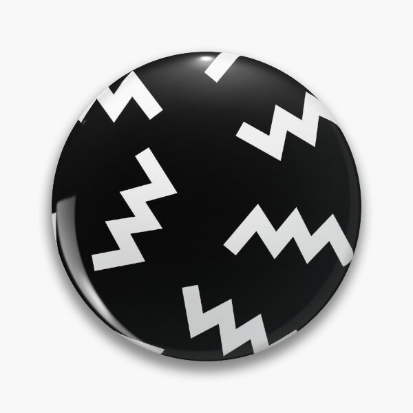 Item preview, White Zig Zags on a Black Background Pattern Geometric Design designed and sold by rosaliemillen.