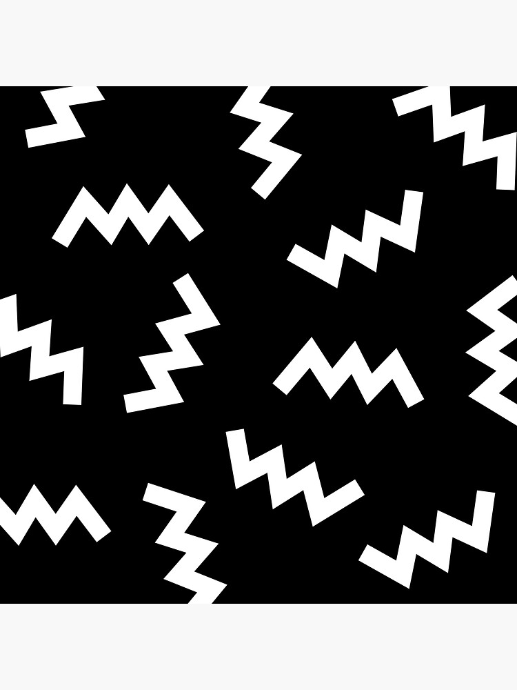 white-zig-zags-on-a-black-background-pattern-geometric-design-sticker