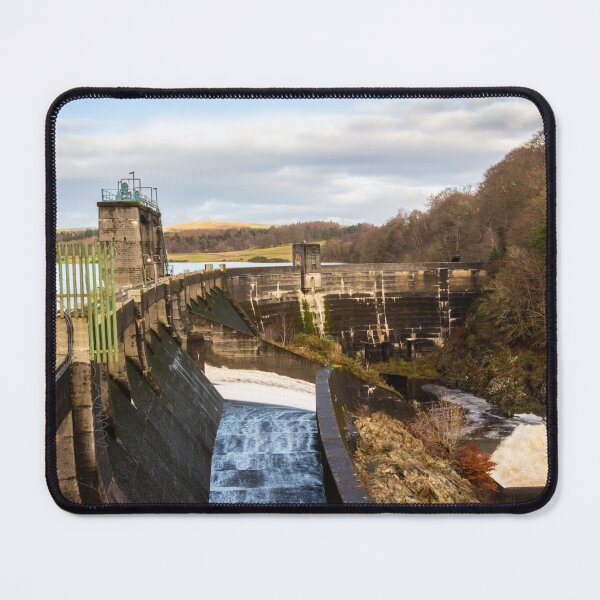 Item preview, Water being released from the flood gates on Earlstound Dam, Galloway Hydro Electric Scheme, Scotland designed and sold by SnapTPhotograph.