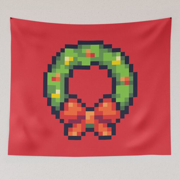 Item preview, Pixel Wreath designed and sold by chipdesigns.