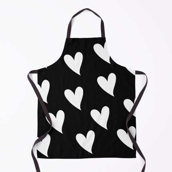 Item preview, White Hearts on a Black Background Design Pattern designed and sold by rosaliemillen.