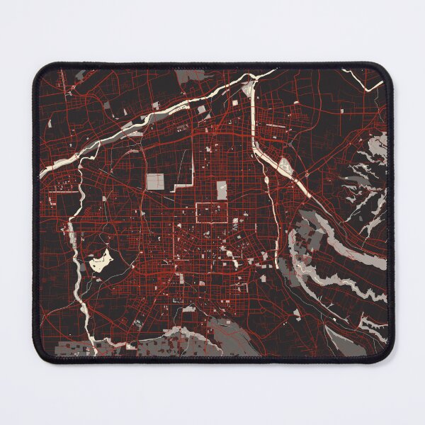 Item preview, Xian City Map of Shaanxi, China - Vector designed and sold by deMAP.