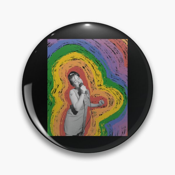 Item preview, Kathleen Hanna Rainbow Colourburst Tank Top designed and sold by pragpujias.