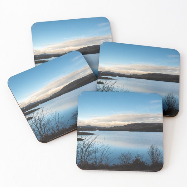 Item preview, Carsfad Loch at sunset on the Galloway Hydro Electric Scheme, Dumfries and Galloway, Scotland designed and sold by SnapTPhotograph.