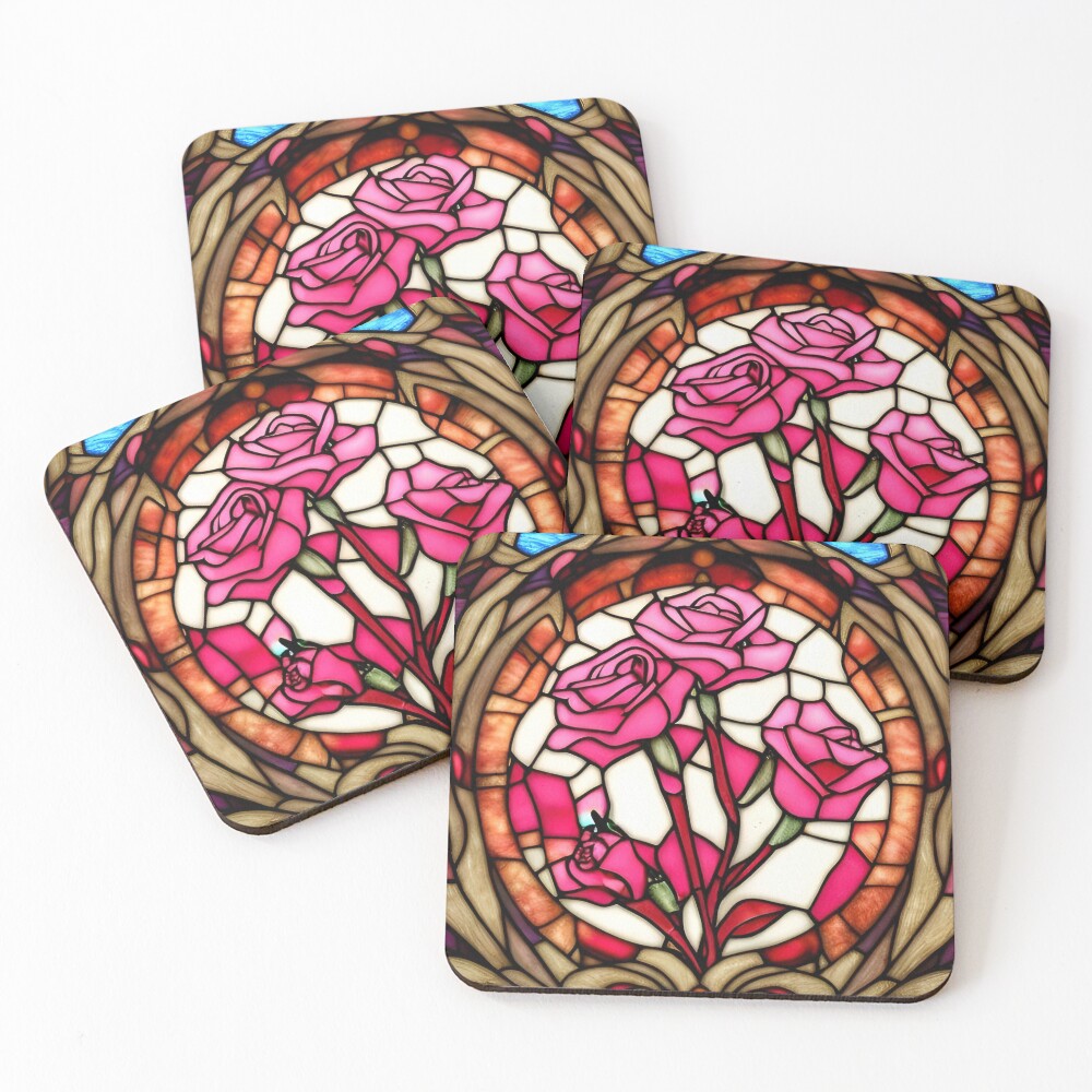 Item preview, Coasters (Set of 4) designed and sold by StickerBird.