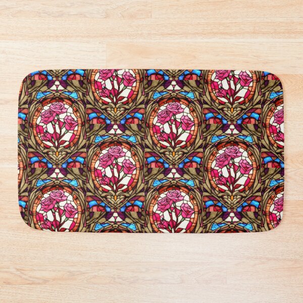 Item preview, Roses In Stained Glass Artwork Design designed and sold by StickerBird.