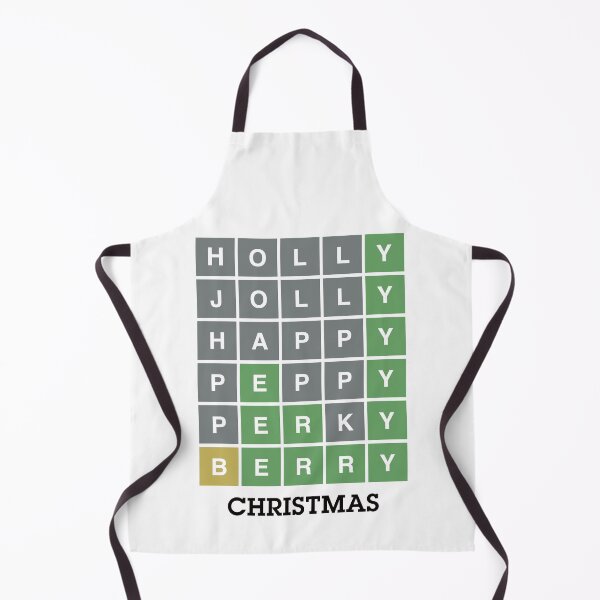 Item preview, Funny Wordle Christmas Gift. Holly Jolly Happy Peppy Perky Berry Christmas designed and sold by nookworker.