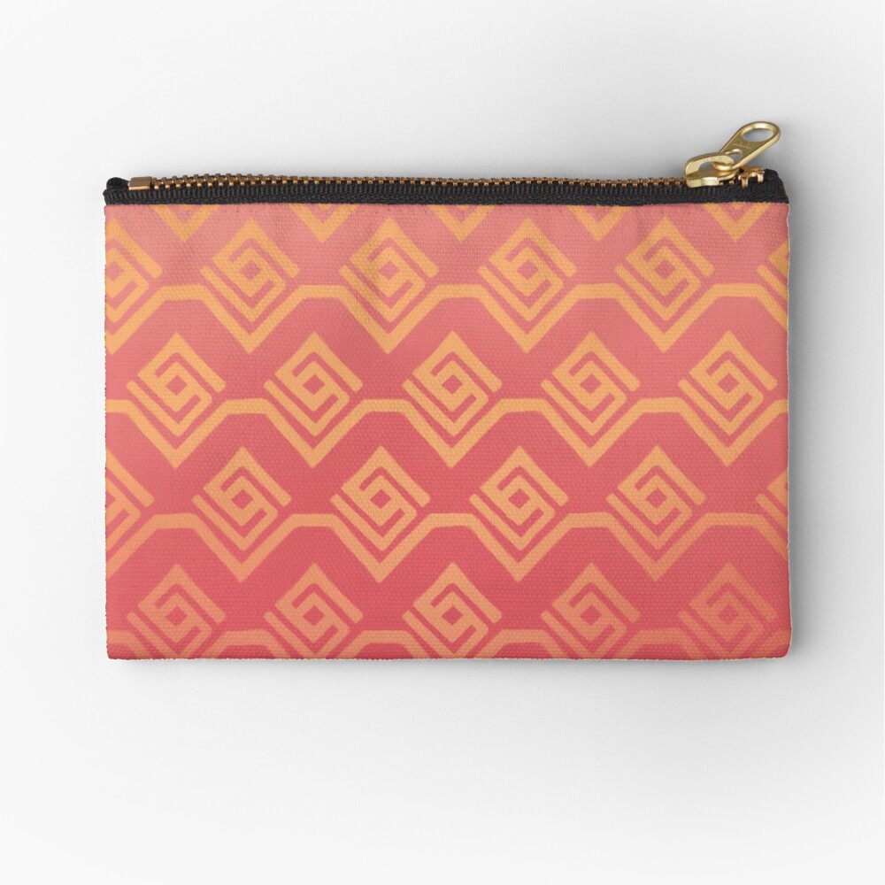 Genshin Pyro Yanfei Pattern Zipper Pouch