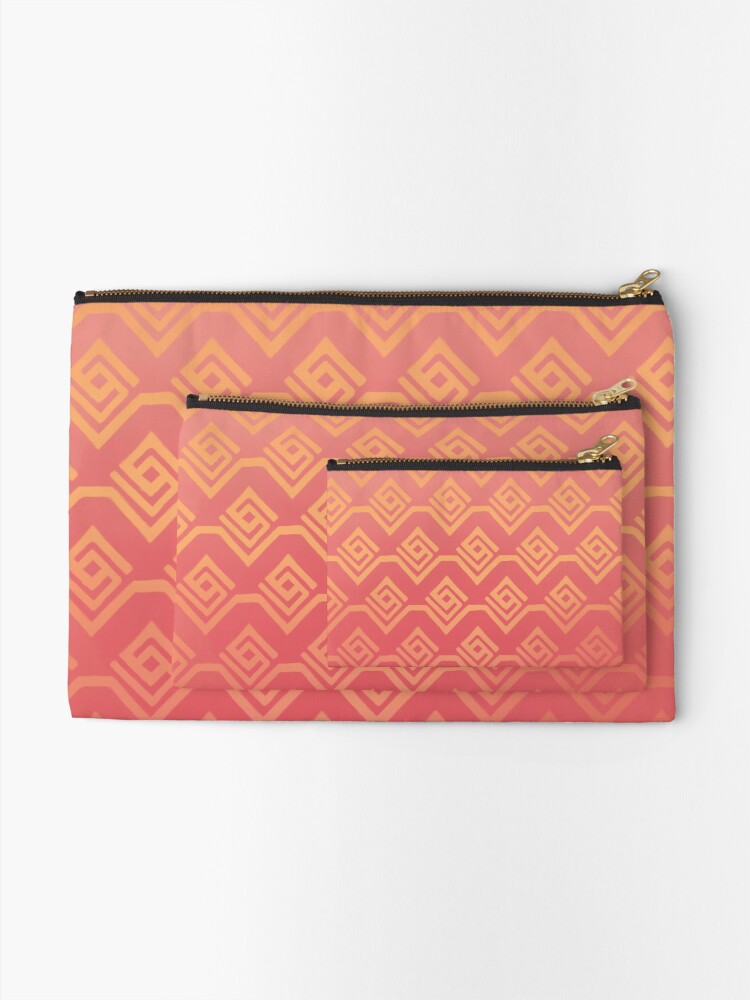 Alternate view of Genshin Pyro Yanfei Pattern Zipper Pouch