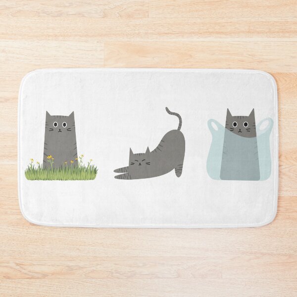 Item preview, Gray Tabby Cat Doodle Pack  designed and sold by BluebellPainter.