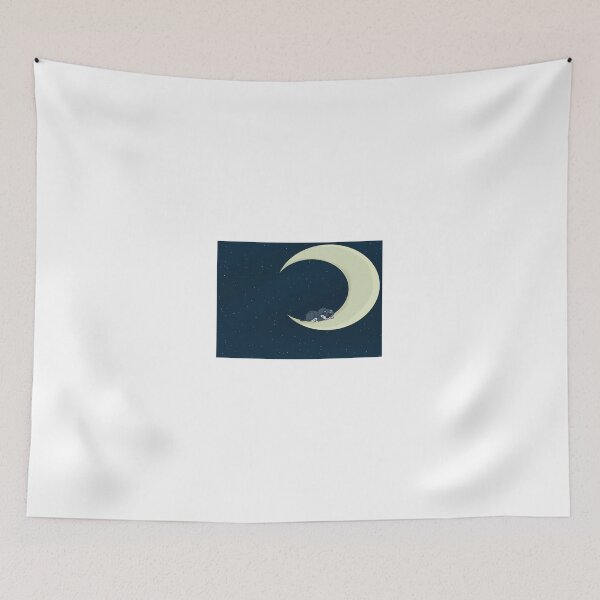 Item preview, Dog asleep on the Moon. designed and sold by Tillybo.
