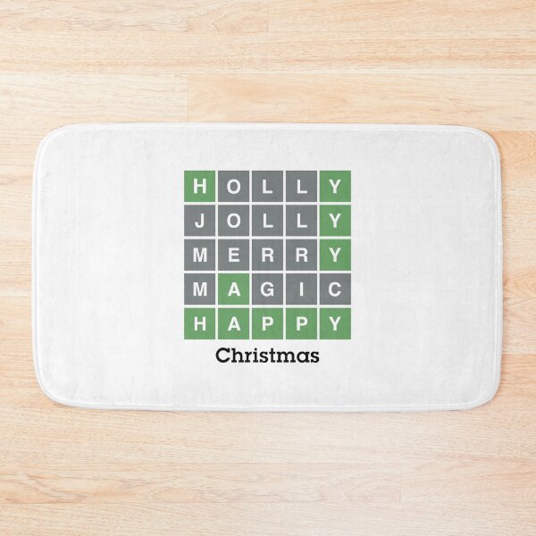 Item preview, Funny Wordle Christmas Gift. Funny Wordle Christmas Gift. Holly Jolly Merry Magic Happy Christmas designed and sold by nookworker.