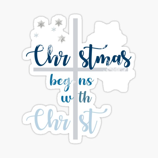 Item preview, Christmas begins with Christ designed and sold by AnhelinaBash.