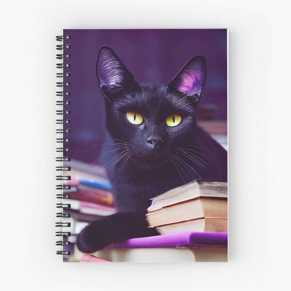 Item preview, Gato Negro de la Librería de la Bruja designed and sold by MagicCatSociety.