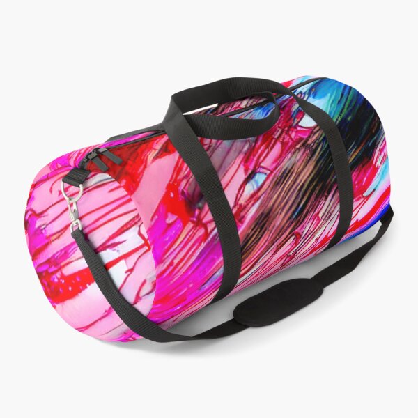 Item preview, thick dense paint pattern knife art - pink blue paint pattern #9 designed and sold by supeart.