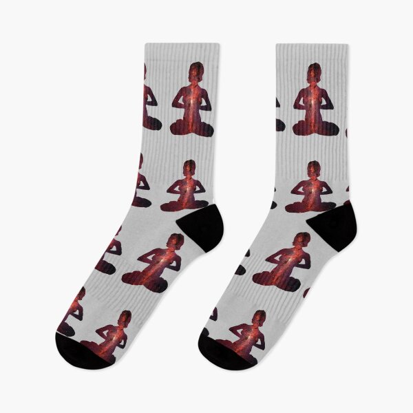 Item preview, Namaste Andromeda Red Silhouette designed and sold by RealmsBeyond.