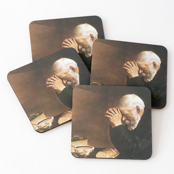 Item preview, Grace Old Man Praying Over Bread Eric Enstrom designed and sold by travisbarke.