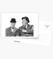 Postales Laurel y Hardy
