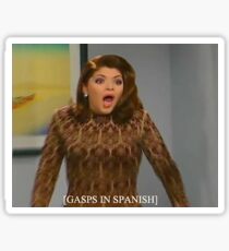 Gasps in Spanish Sticker