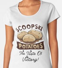 Scoopski Kartoffeln unpraktische Joker Premium Rundhals-Shirt