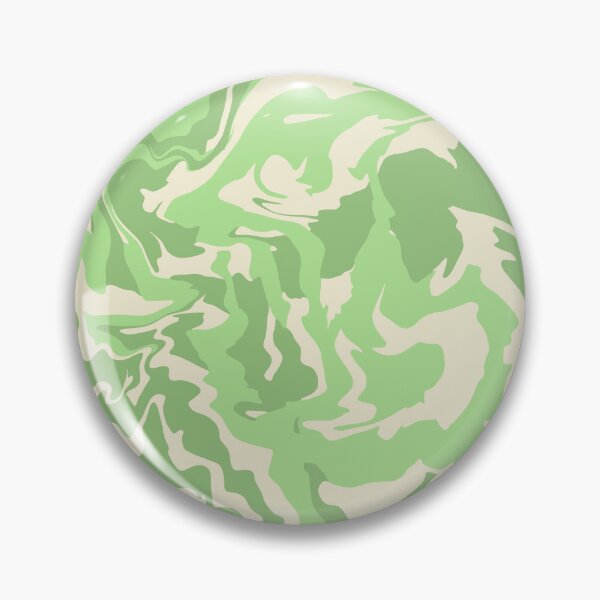 Item preview, Sage green retro liquid swirl pattern designed and sold by ReneMagritteArt.