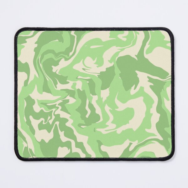 Item preview, Sage green retro liquid swirl pattern designed and sold by ReneMagritteArt.