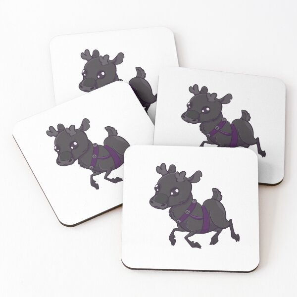 Item preview, Black Reindeer Calf designed and sold by Upbeat-Cryptid.