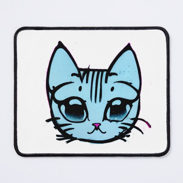Item preview, cute anime graffiti art white kitty designed and sold by UncleLanny.