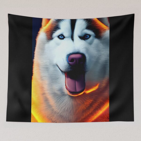 Item preview, Siberian Husky king fat dog #18 designed and sold by supeart.