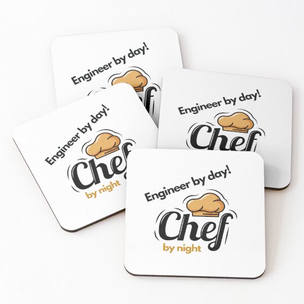 Item preview, Engineer by day chef by night designed and sold by Fufustyle.