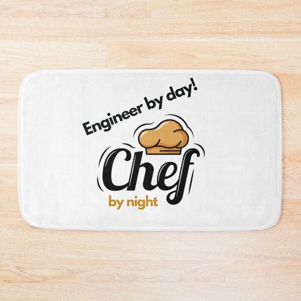 Item preview, Engineer by day chef by night designed and sold by Fufustyle.