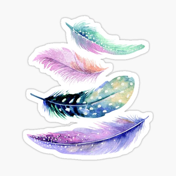 Item preview, Pastel Feathers designed and sold by lotuscrusade.