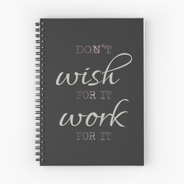 Item preview, Don't Wish for it, Work for it  designed and sold by DogLifeCo.