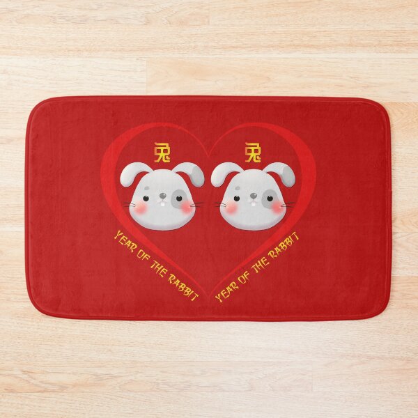 Item preview, Year Of The Rabbit Couples Cute Chinese Zodiac Animals designed and sold by Karry-Pat.