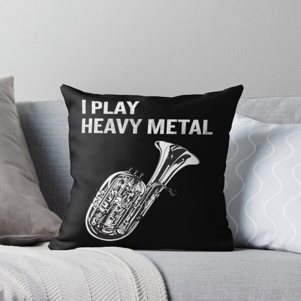 Item preview, I Play Heavy Metal Funny Tuba Quote Pun Joke Gift Lightweight Hoodie designed and sold by laleibimsonm.