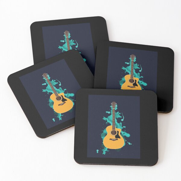 Aperçu de l'œuvre Finition naturelle de la guitare acoustique de style auditorium Sticker créée et vendue par raynesjestero.