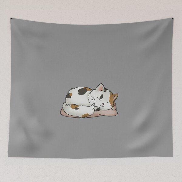 Item preview, Sleeping Fluffy Calico Cat designed and sold by Zephyr-Studio.