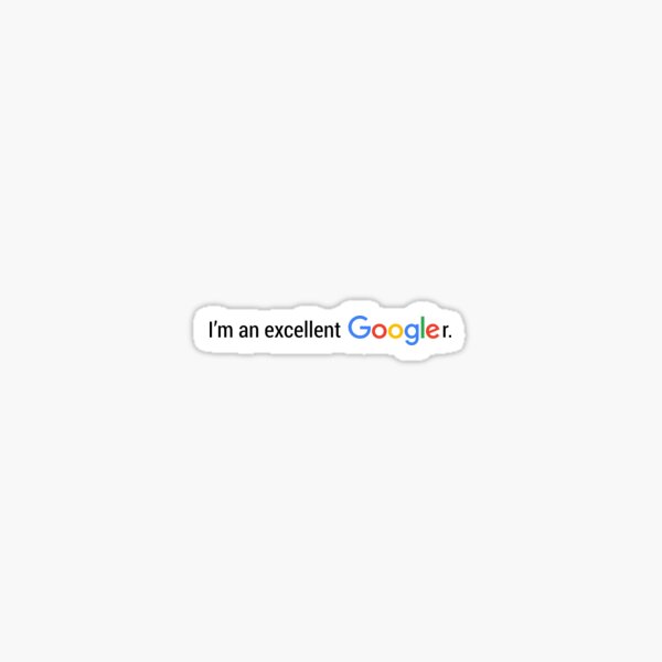 Vista previa del artículo con la obra «Soy un excelente Googler.», diseñado y vendido por ienjoydogs.