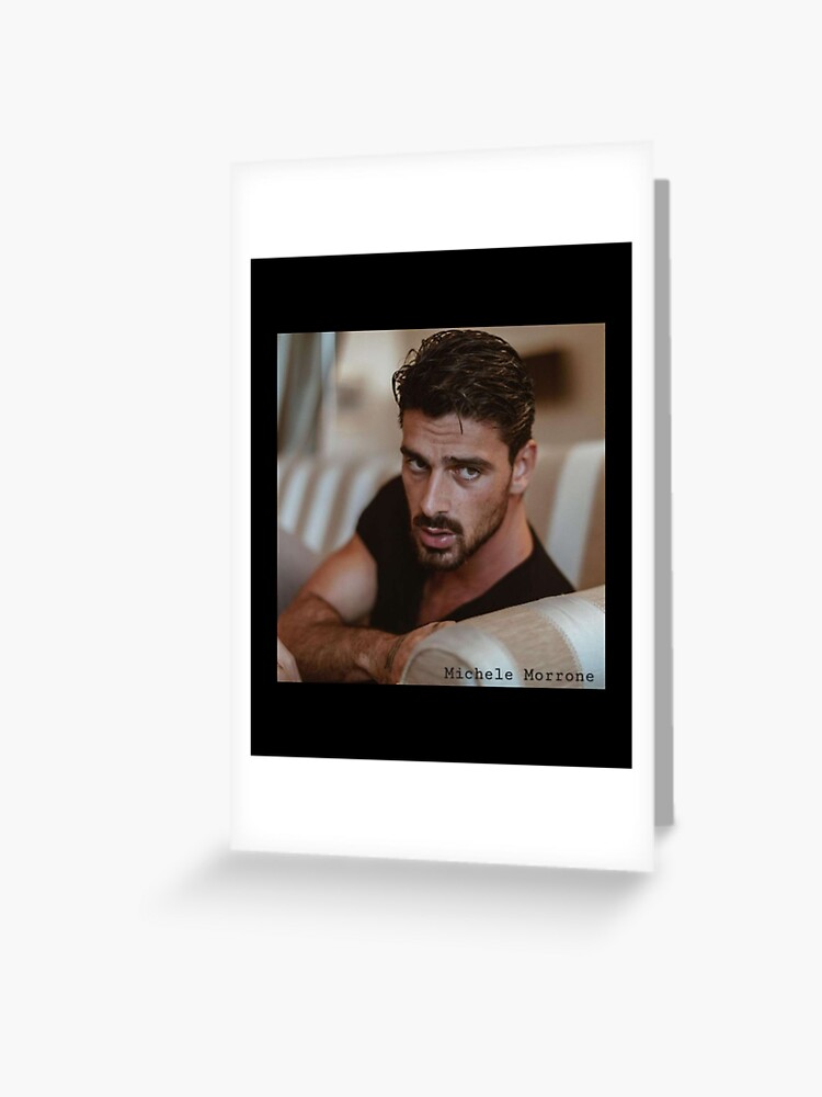 Michele Morrone Greeting Card