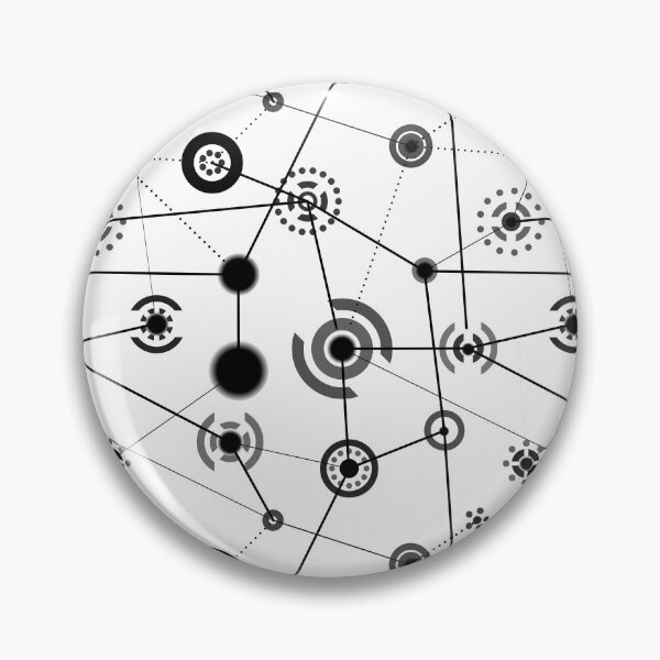 Item preview, Black and white geometric pattern designed and sold by reka88.