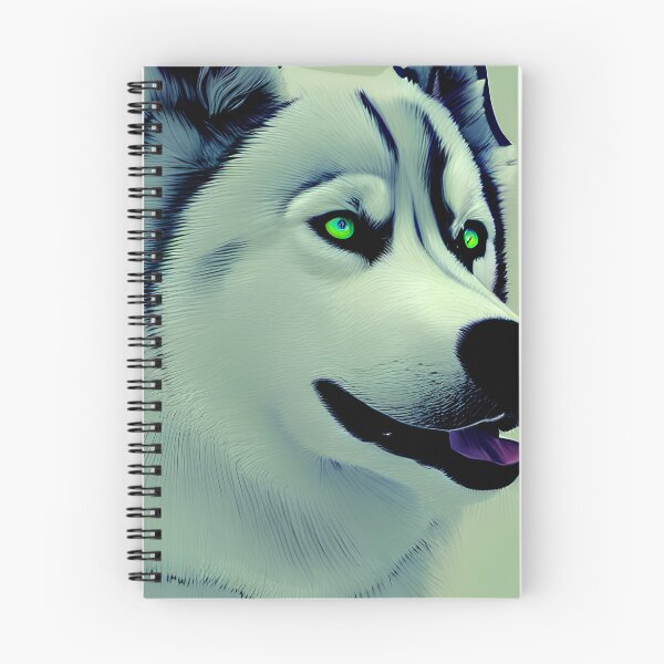 Item preview, Siberian Husky colorful dog portrait #40 designed and sold by supeart.