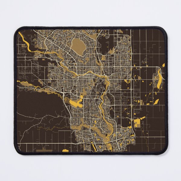 Item preview, Calgary City Map of Alberta, Canada - Pastel designed and sold by deMAP.